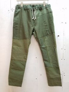 画像1:  children of the discordance(チルドレンオブザディスコーダンス) VINTAGE PATCH EASY PANTS COTDPT-004(KHA) (1)