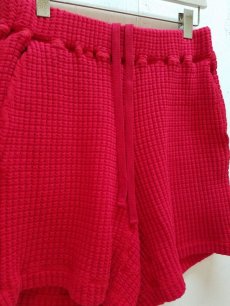 画像2: REBEL ELEMENTS別注　KIIT(キート) 　BIG WAFFULE SHORT PANTS KIC-P83-021(RED) (2)