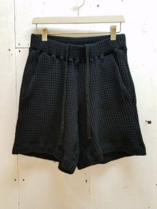 画像1: REBEL ELEMENTS別注　KIIT(キート) 　BIG WAFFULE SHORT PANTS KIC-P83-021(BLK) (1)