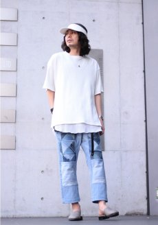 画像7: KIIT(キート)RIB STITCH S/SLEEVE TEE  KIC-T84-012 (WHT) (7)