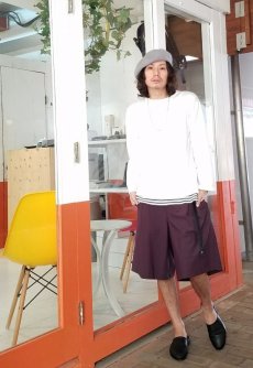 画像9: ★SALE 40%OFF★KIIT(キート) C/N PLATING SWITCHING L/S TEE KIC-T89B-010 (WHT X BLK) (9)