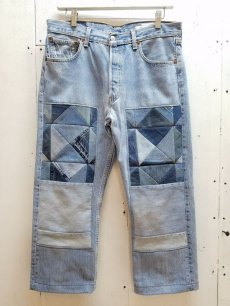 画像1: children of the discordance(チルドレンオブザディスコーダンス) OLD PATCH DENIM PANTS COTDPT-001(IND) (1)