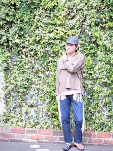 画像11: KIIT(キート)C / SI GROSGLAIN PULLOVER OPEN COLLAR SHIRTS　KIC-B98-018　（KHA） (11)