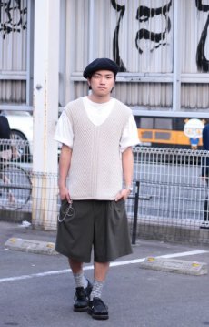 画像11: KIIT(キート) C / SI NEP YARN V-NECK KNIT VEST KIC-K98-014　(NAT) (11)