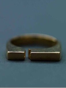 画像2: ACE by morizane(エース　バイ　モリザネ) split ring 18k gold plated AG920302GP (2)