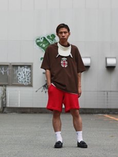 画像11: REBEL ELEMENTS別注　KIIT(キート) 　BIG WAFFULE SHORT PANTS KIC-P83-021(RED) (11)