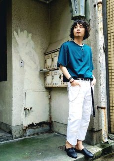 画像7: children of the discordance(チルドレンオブザディスコーダンス) OLD PATCH DENIM PANTS COTDPT-001(WHT) (7)