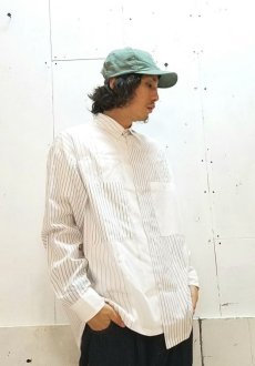 画像4: ★SALE 40%OFF★KIIT(キート) CRAZY PATTERN STRIPE SHIRTS KID-B95-007(WHT) (4)