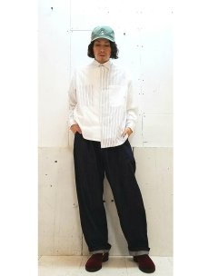 画像5: ★SALE 40%OFF★KIIT(キート) CRAZY PATTERN STRIPE SHIRTS KID-B95-007(WHT) (5)