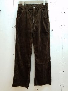 画像1: KIIT(キート) 5W COTTON CORDUROY FLARE PANTS KID-P97B-010 (BRN) (1)