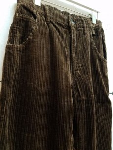 画像2: KIIT(キート) 5W COTTON CORDUROY FLARE PANTS KID-P97B-010 (BRN) (2)