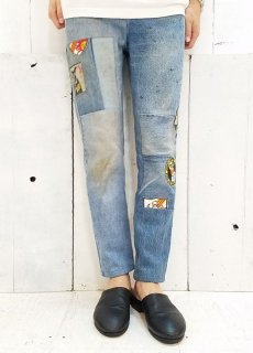 画像7: children of the discordance(チルドレンオブザディスコーダンス)VIETNAM PATCH VINTAGE DENIM 17AWCOTDNYPT-005(IND)  (7)