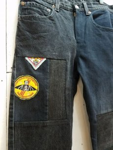 画像2: children of the discordance(チルドレンオブザディスコーダンス)VIETNAM PATCH VINTAGE DENIM 17AWCOTDNYPT-005(BLK) TYPE.A (2)