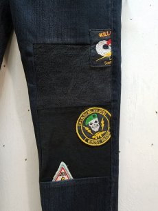 画像3: children of the discordance(チルドレンオブザディスコーダンス)VIETNAM PATCH VINTAGE DENIM 17AWCOTDNYPT-005(BLK) TYPE.A (3)