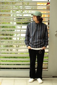 画像6: KIIT(キート) 5W COTTON CORDUROY FLARE PANTS KID-P97B-010 (BLK) (6)