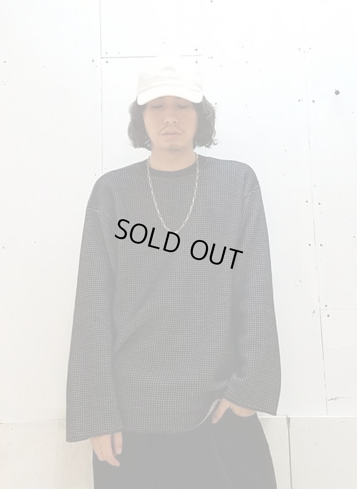 画像5: KIIT(キート)REVERSIBLE WAFFULE L/S TEE KID-T97-002(BLK X GRY) (5)