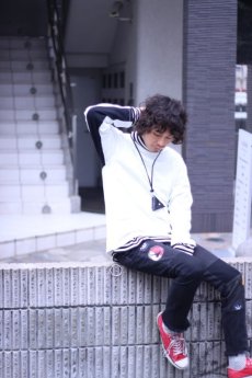 画像7: REBEL ELEMENTS 別注 KIIT(キート)  WAFFULE BORDER TURTLE-NECK LONGSLEEVE  KID-T99-013 (BLK X WHT) (7)