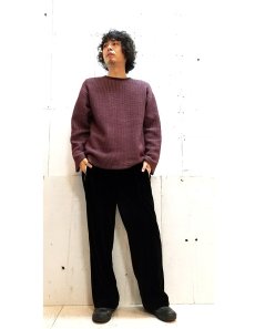 画像5: KIIT(キート) C/E HEAVY VELLOUR EASY JERSEY PANTS KID-P99-001(BLK) (5)