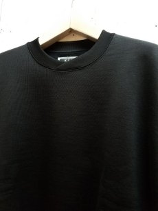 画像2: KIIT(キート) N/C PILE CREW NECK TOPS KID-T96-600(BLK) (2)