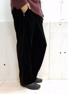 画像6: KIIT(キート) C/E HEAVY VELLOUR EASY JERSEY PANTS KID-P99-001(BLK) (6)