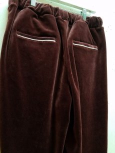 画像3: KIIT(キート) C/E HEAVY VELLOUR EASY JERSEY PANTS KID-P99-001(WINE) (3)