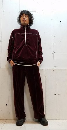 画像7: KIIT(キート) C/E HEAVY VELLOUR EASY JERSEY PANTS KID-P99-001(WINE) (7)