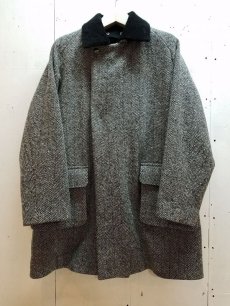 画像1: KIIT(キート) HERRINGBONE MELTON BAL COLLAR COAT KID-C93-102 (1)