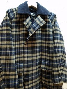 画像3: KIIT(キート) W FACE CHECK MELTON BAL COLLAR COAT KID-C93-101 (3)