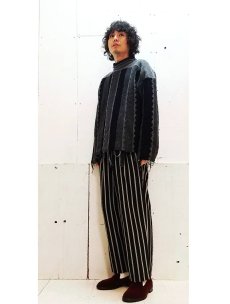 画像8: KIIT(キート) STRIPE JAQUERD LOOSE KNIT　KID-K90-107 (CCL) (8)