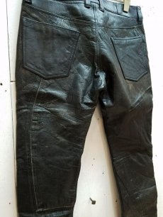 画像4: children of the discordance(チルドレンオブザディスコーダンス) PATCH LEATHER PANTS 16AW-COTDPT-002（BLK） (4)