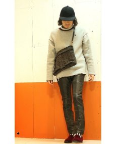 画像13: children of the discordance(チルドレンオブザディスコーダンス) PATCH LEATHER PANTS 16AW-COTDPT-002（BLK） (13)