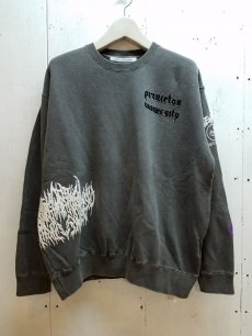 画像1: children of the discordance(チルドレンオブザディスコーダンス) EAST COAST HAND EMBROIDERY CREWNECK PO COTD CS-2017 (1)