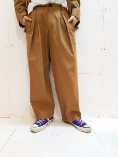 画像6: KIIT(キート)WIDE EASY TROUSERS KIE-P91-001(BRN) (6)