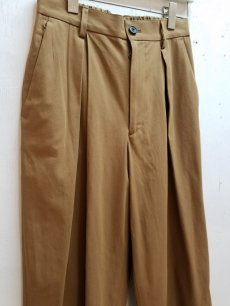 画像3: KIIT(キート)WIDE EASY TROUSERS KIE-P91-001(BRN) (3)