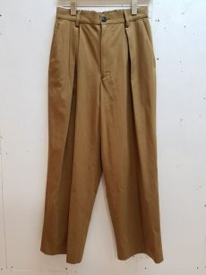 画像1: KIIT(キート)WIDE EASY TROUSERS KIE-P91-001(BRN) (1)