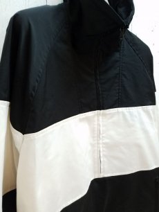 画像2: KIIT(キート) 2-TONE HI NECK HALF ZIP PULLOVER BLOUSON KIE-Y95-503 (BLK) (2)