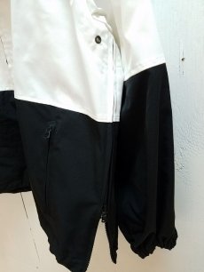 画像5: KIIT(キート) 2-TONE HI NECK HALF ZIP PULLOVER BLOUSON KIE-Y95-503 (BLK) (5)