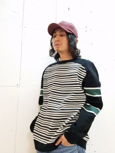 画像5: KIIT(キート) 12G POLYESTR MILANO RIB BORDER KNIT (BLK) (5)