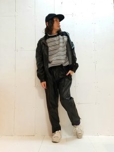 画像6: KIIT(キート) 12G POLYESTR MILANO RIB BORDER KNIT (BLK) (6)