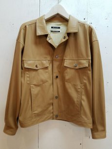 画像1: KIIT(キート) ECO LEATHER G-J BLOUSON KIE-Y92-800(BGE) (1)