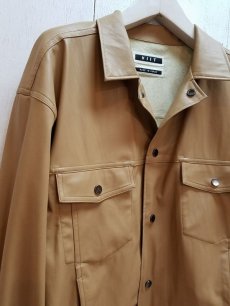 画像3: KIIT(キート) ECO LEATHER G-J BLOUSON KIE-Y92-800(BGE) (3)