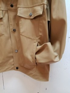 画像4: KIIT(キート) ECO LEATHER G-J BLOUSON KIE-Y92-800(BGE) (4)