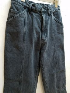 画像2: KIIT(キート) 12OZ EASY NARROW DENIM KIE-P99-007(BLK) (2)