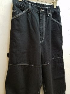 画像2: ★SALE30%OFF★KIIT(キート) 11.5OZ DENIM EASY PAINTER PANTS (ONE WASH) KIE-P96-006(BLK)  (2)