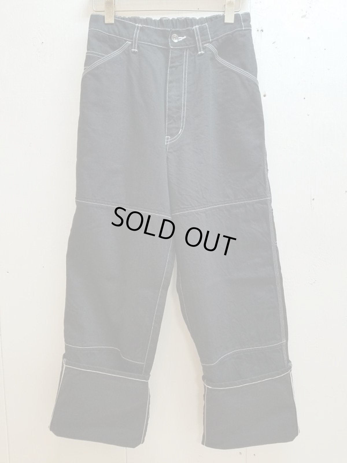 画像1: ★SALE30%OFF★KIIT(キート) 11.5OZ DENIM EASY PAINTER PANTS (ONE WASH) KIE-P96-006(BLK)  (1)