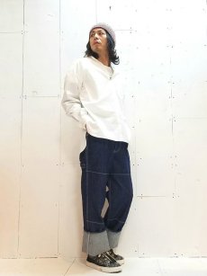 画像7: KIIT(キート) CAFTAN COLLAR PULLOVER LONG SHIRTS KIE-B93-004 (WHT) (7)