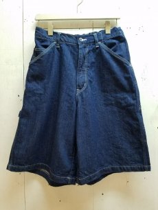 画像2: ★SALE30%OFF★KIIT(キート) 11.5OZ DENIM EASY PAINTER SHORT PANTS (ONE WASH) KIE-P97-006(IND)  (2)