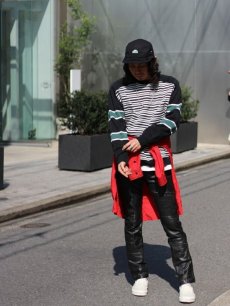 画像8: children of the discordance(チルドレンオブザディスコーダンス) PATCH LEATHER PANTS 16AW-COTDPT-002（BLK） (8)