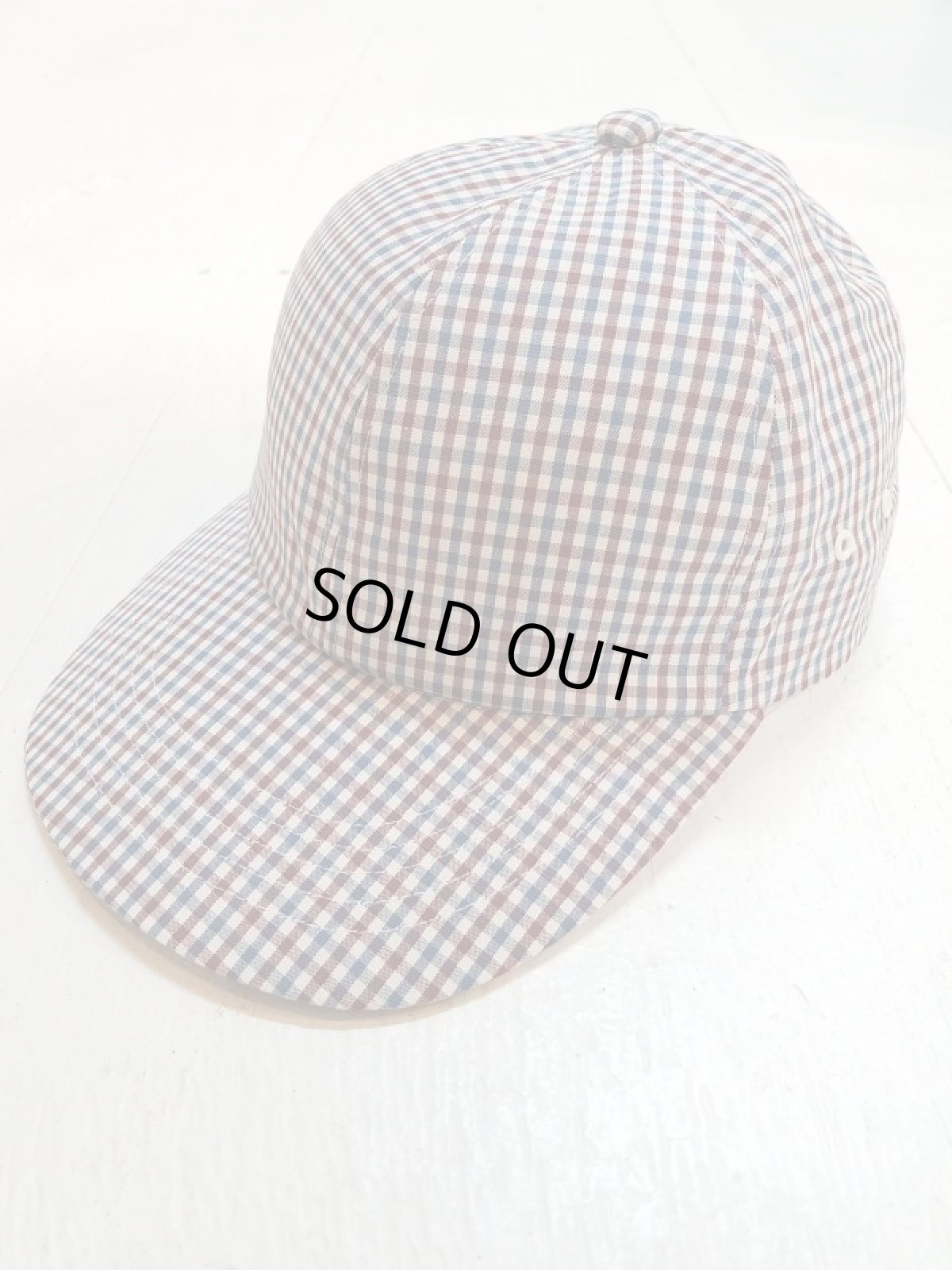 画像1: ★SALE40%OFF★KIIT(キート) × MASACA HAT(マサカハット)COLLABOLATION COTTON / LINEN /SILK GUNCLUB CHECK CAP KIE-A90-100 (1)