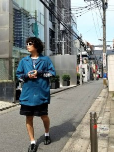 画像12: KIIT(キート) 11.5OZ DENIM EASY PAINTER SHORT PANTS (ONE WASH) KIE-P97-006(BLK)  (12)